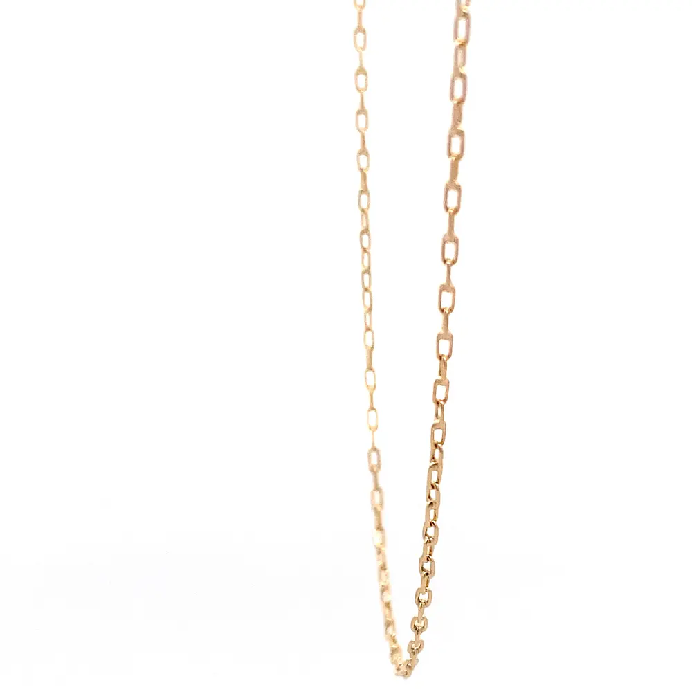 Cadena de Oro Amarillo 18K Limada