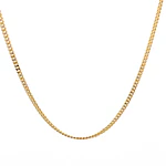 Cadena de Oro Amarillo 18K Barbada