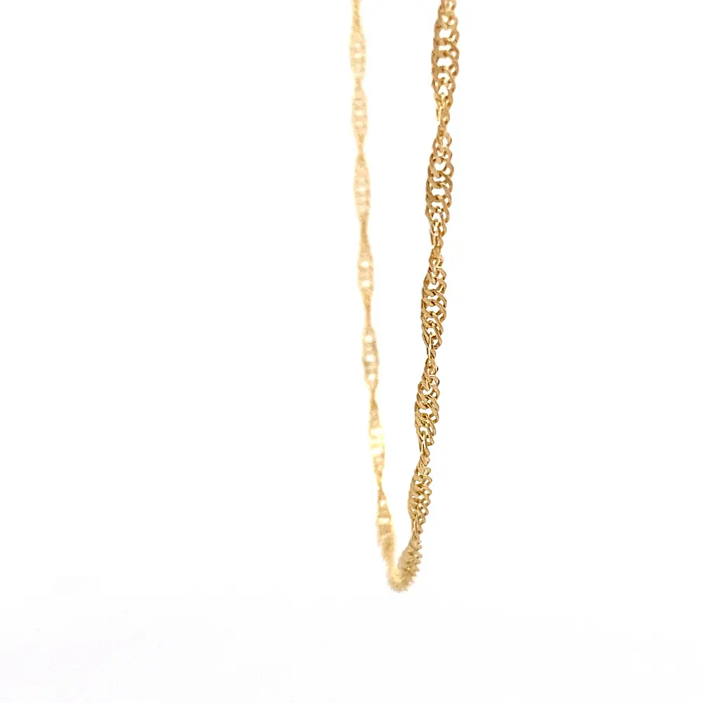 Cadena de Oro Amarillo 18K Singapour