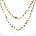 Cadena de Oro Amarillo 18K Jaula