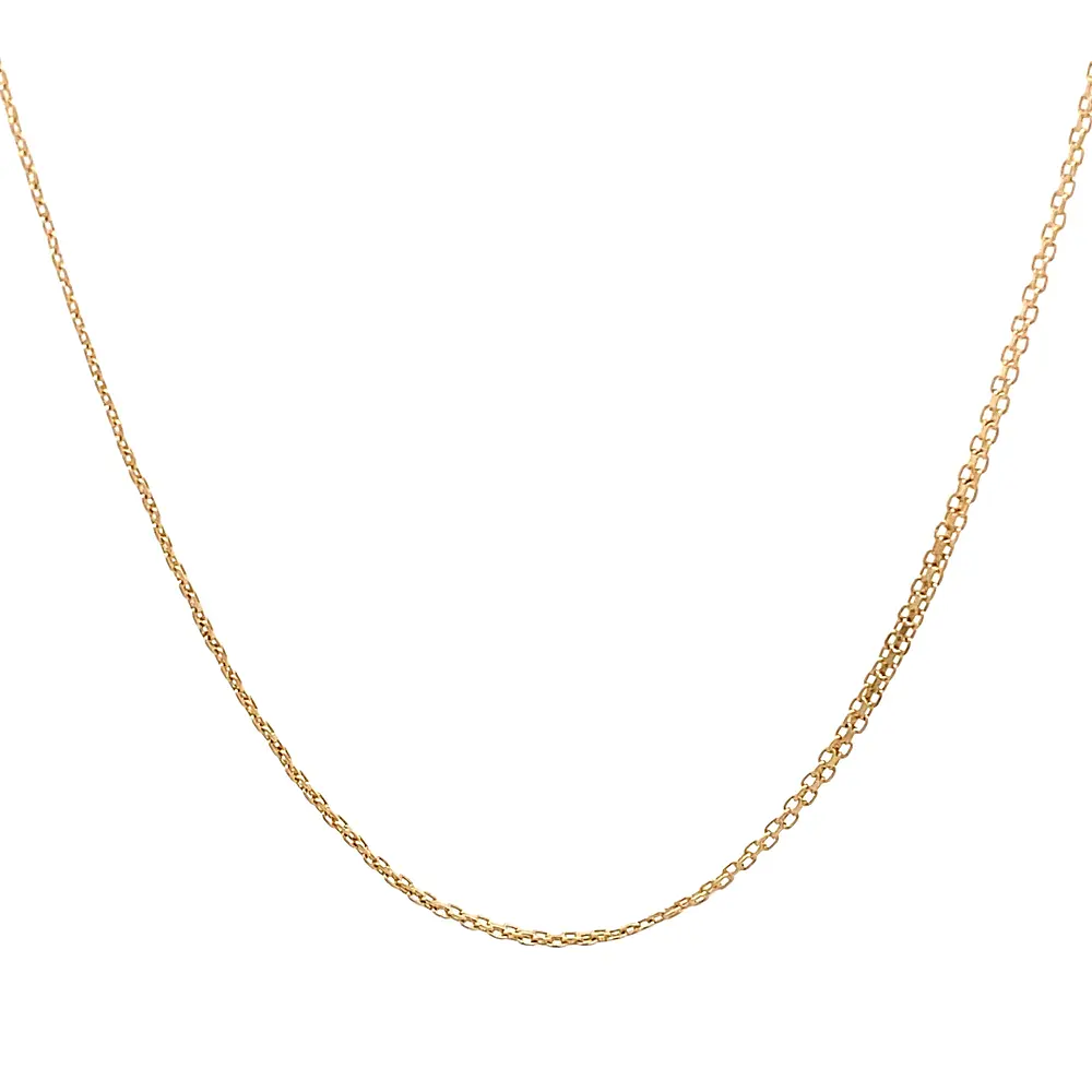 Cadena de Oro Amarillo 18K Bismark