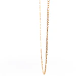 Cadena de Oro Amarillo 18K Fígaro 3x1