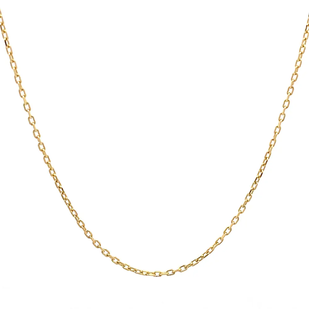 Cadena de Oro Amarillo 18K Limada