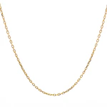 Cadena de Oro Amarillo 18K Limada