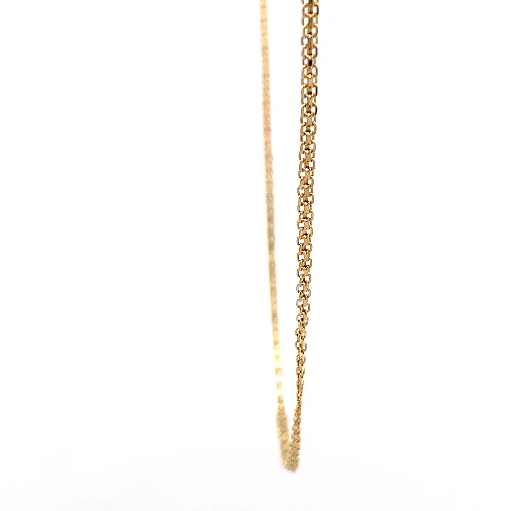 Cadena de Oro Amarillo 18K Bismark