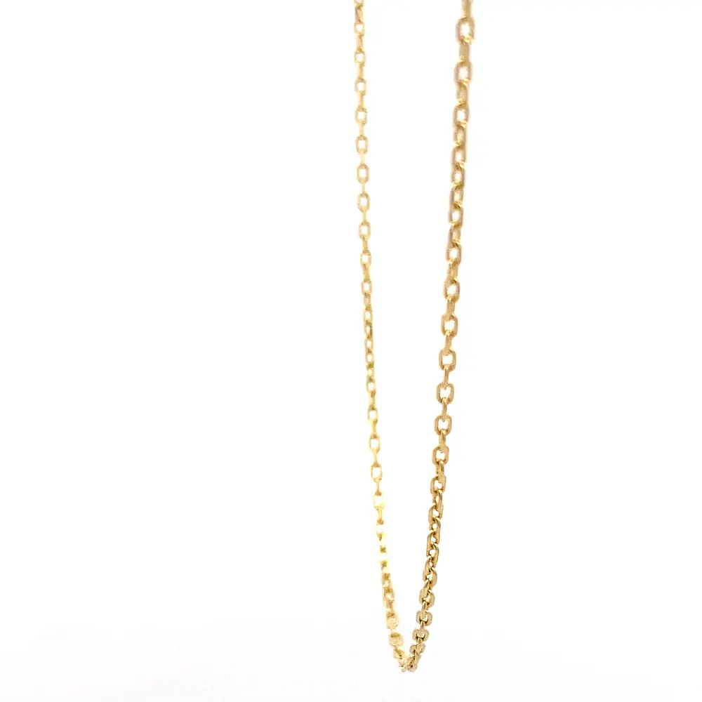 Cadena de Oro Amarillo 18K Limada