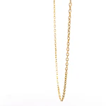 Cadena de Oro Amarillo 18K Limada