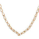 Cadena de Oro Amarillo 18K Jaula