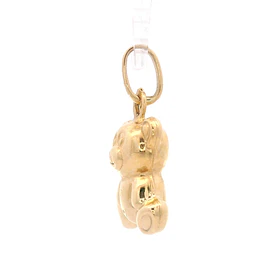 Colgante de Oro Amarillo 18K Oso Bombe
