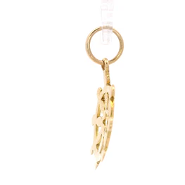 Colgante de Oro Amarillo 18K Timón Calado