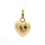 Colgante de Oro Amarillo 18K Corazón Bombe