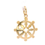 Colgante de Oro Amarillo 18K Timón Calado