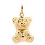 Colgante de Oro Amarillo 18K Oso Bombe