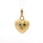 Colgante de Oro Amarillo 18K Corazón Bombe