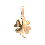 Colgante de Oro Amarillo 18K Flor Trébol
