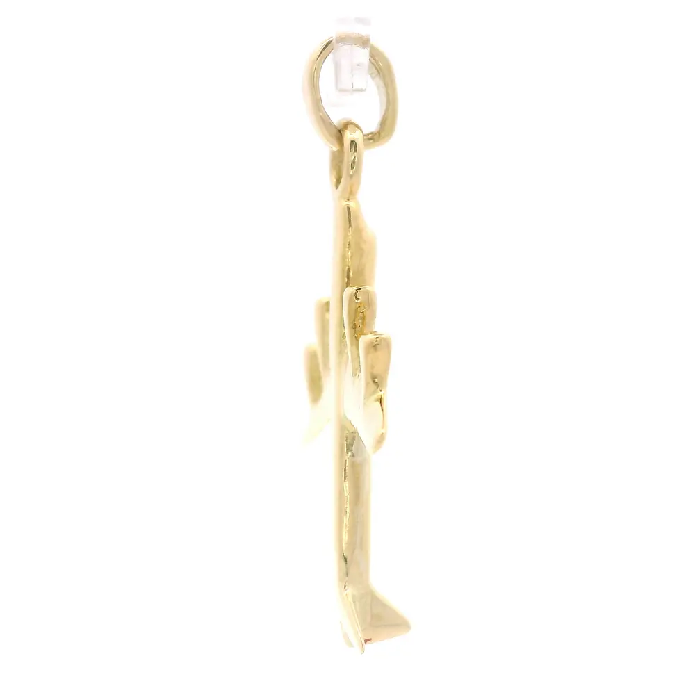 Colgante de Oro Amarillo 18K Avión