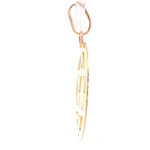 Colgante de Oro Amarillo 18K Estrella de David Tallada