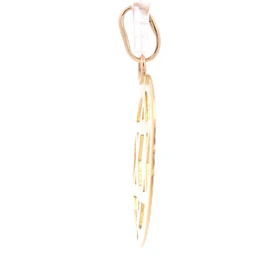 Colgante de Oro Amarillo 18K Estrella de David Tallada