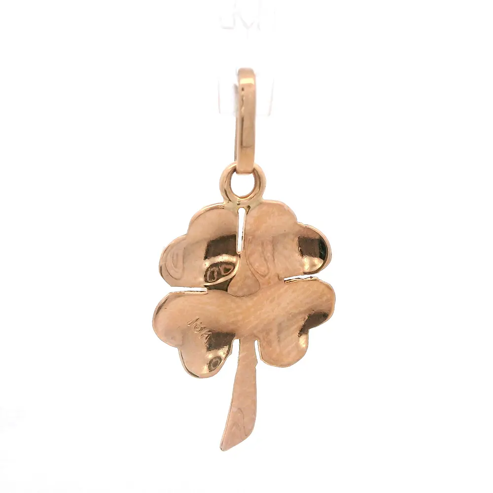 Colgante de Oro Amarillo 18K Flor con 1 Perla