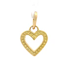 Colgante de Oro Amarillo 18K Corazón Calado