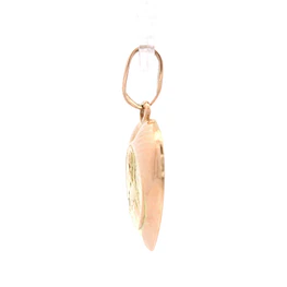 Colgante de Oro Amarillo 18K Sagrado Corazón de Jesús