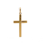 Colgante de Oro Amarillo 18K Cruz