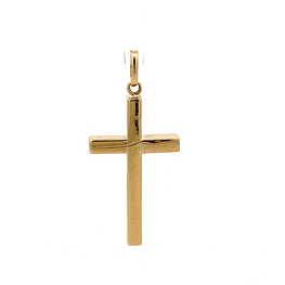 Colgante de Oro Amarillo 18K Cruz