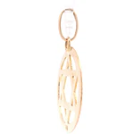 Colgante de Oro Amarillo 18K Estrella de David Tallada