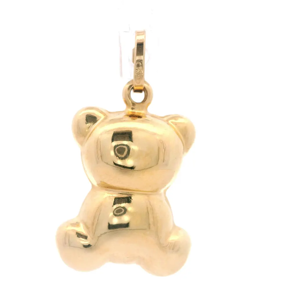 Colgante de Oro Amarillo 18K Oso Bombe