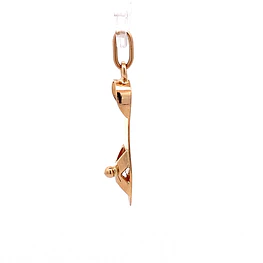 Colgante de Oro Rosado 18K Sandalia