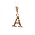 Colgante de Oro Amarillo 18K Letra A