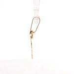 Colgante de Oro Rosado 18K Letra C