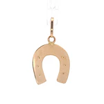 Colgante de Oro Amarillo 18K Herradura