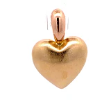 Colgante de Oro 18K Corazón Bombe Dos Oros