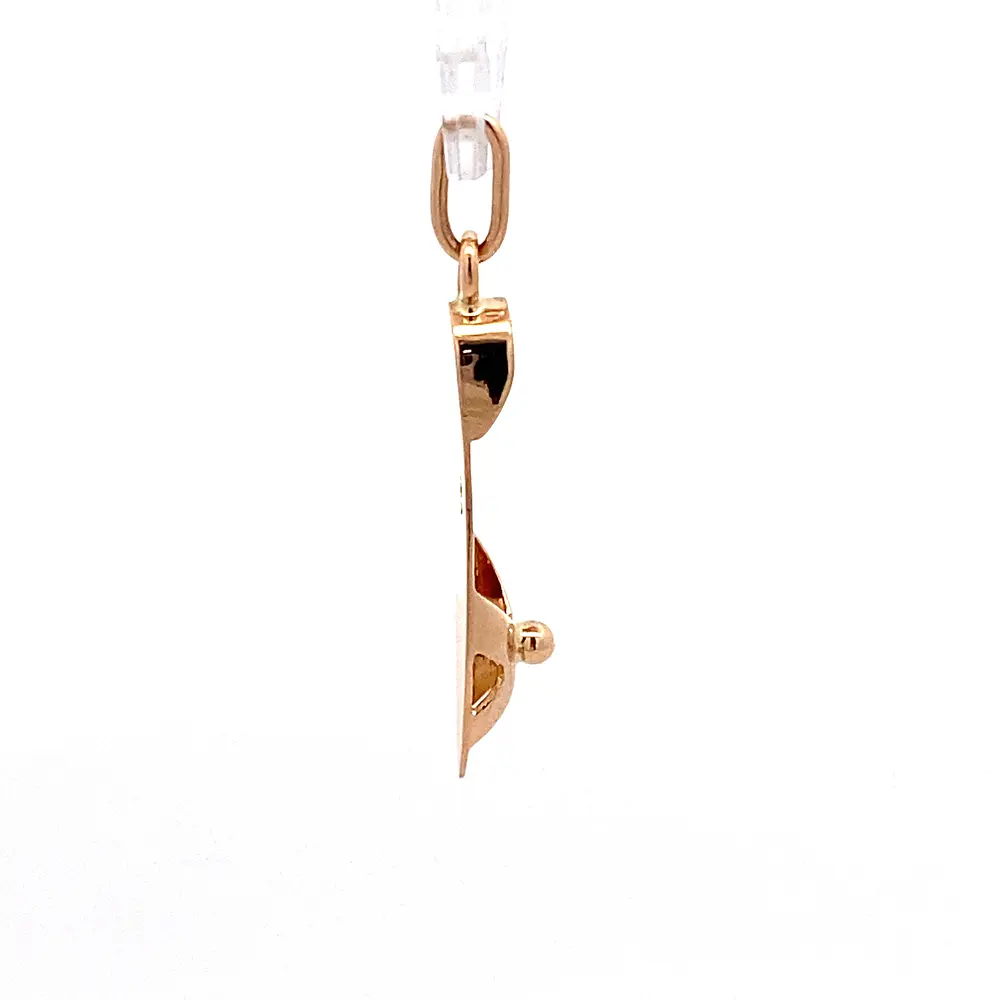 Colgante de Oro Rosado 18K Sandalia