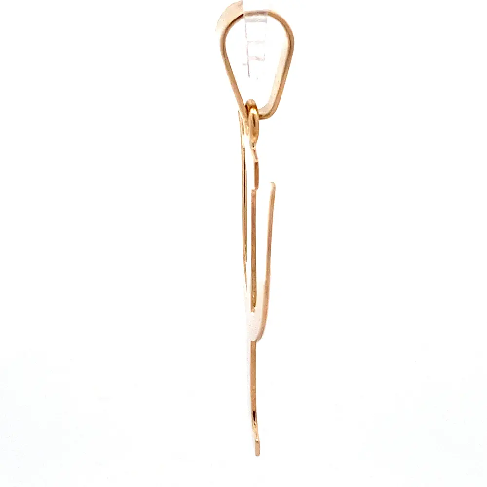 Colgante de Oro Amarillo 18K Letra Griega Psi