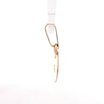 Colgante de Oro Rosado 18K Letra C