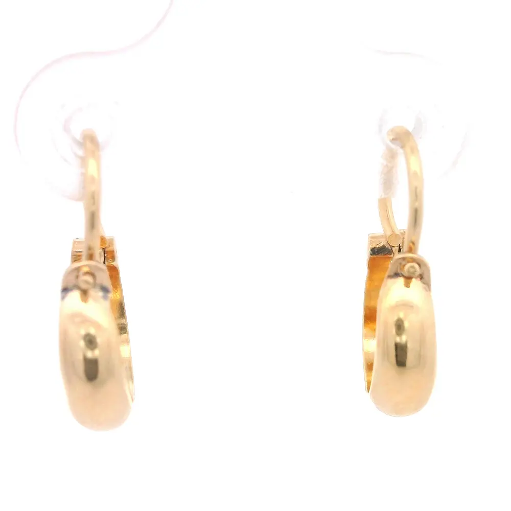 Aros de Oro Amarillo 18K Bote