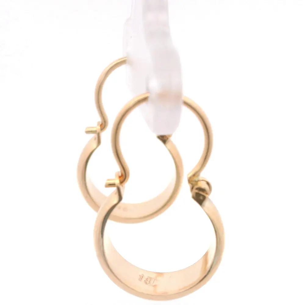 Aros de Oro Amarillo 18K Bote