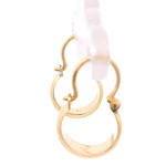 Aros de Oro Amarillo 18K Bote