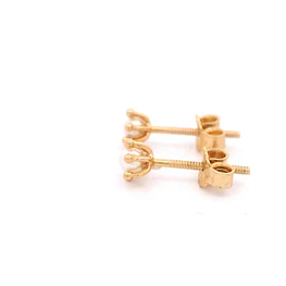 Aros de Oro Amarillo 18K Pistilos