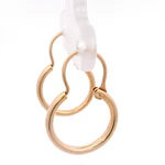 Aros de Oro Amarillo 18K Tubular