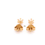 Aros de Oro Amarillo 18K Pistilos