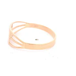 Anillo de Oro Amarillo 18K Mini Sello Calado