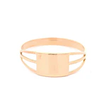 Anillo de Oro Amarillo 18K Mini Sello Calado