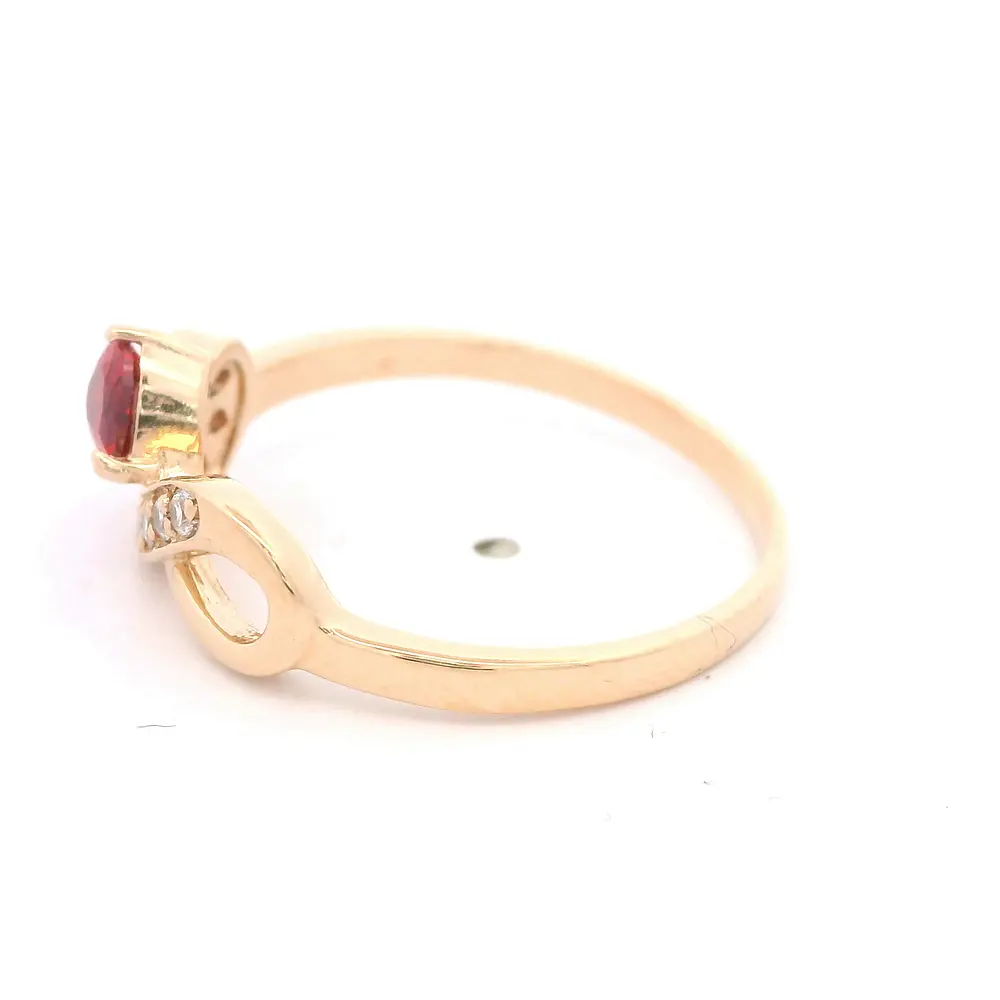 Anillo de Oro Amarillo 18K Infinito Calado