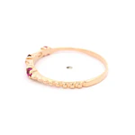 Anillo de Oro Amarillo 18K Tresillo Calado