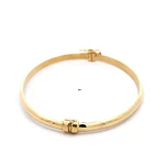 Pulsera de Oro Amarillo 18K Esclava Lisa