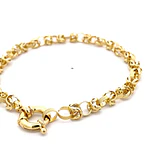Pulsera de Oro Amarillo 18K Camino del Inca