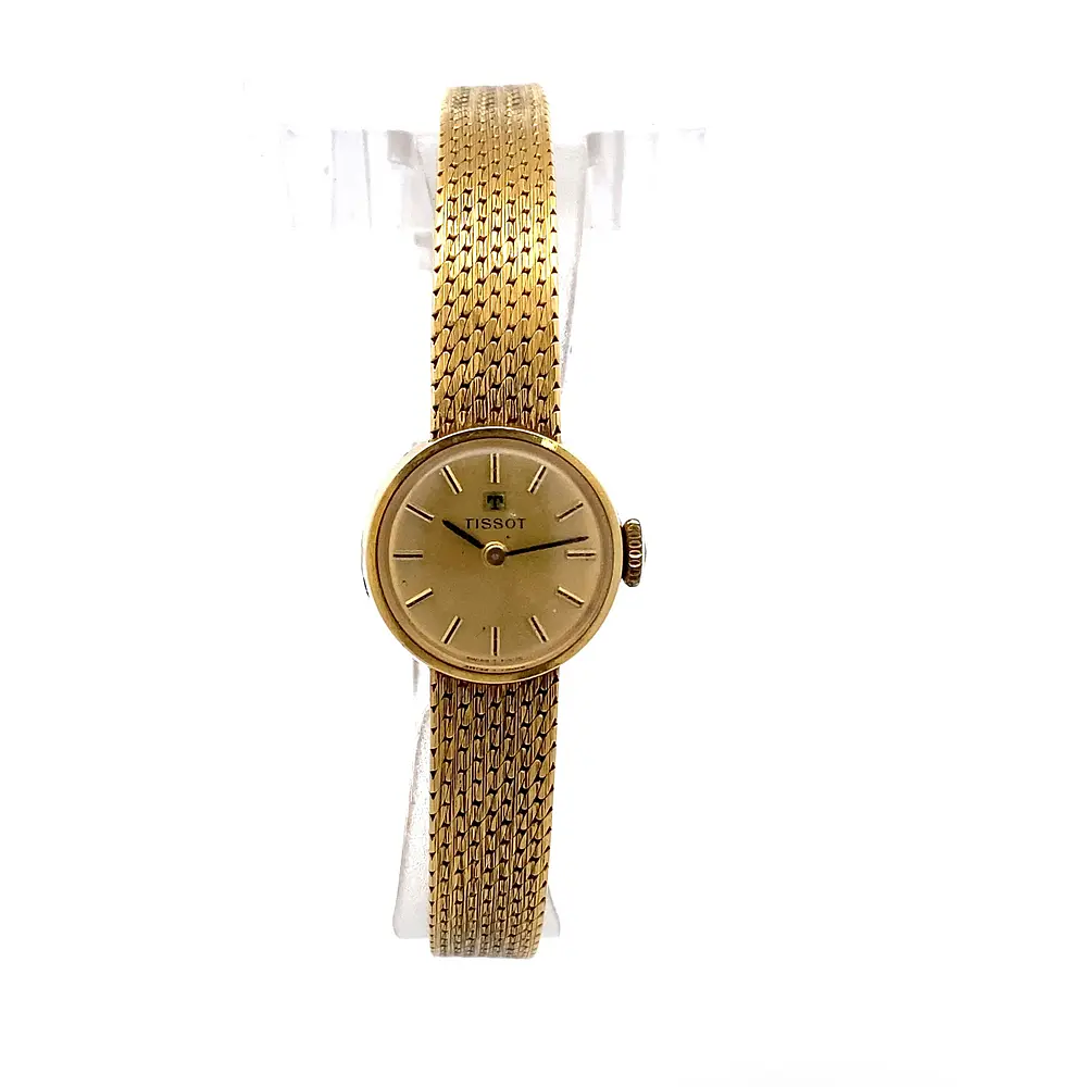Reloj Tissot Vintage de Oro 18K para Mujer